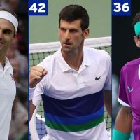 This is how often the top players reached a Grand Slam semi-final